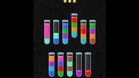 Color Water Sort 3D level 35 | Gameplay Mobile Games