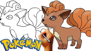 How to Draw Vulpix Pokemon Step by Step Art Lesson