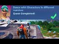 Dance with Characters in different matches Fortnite