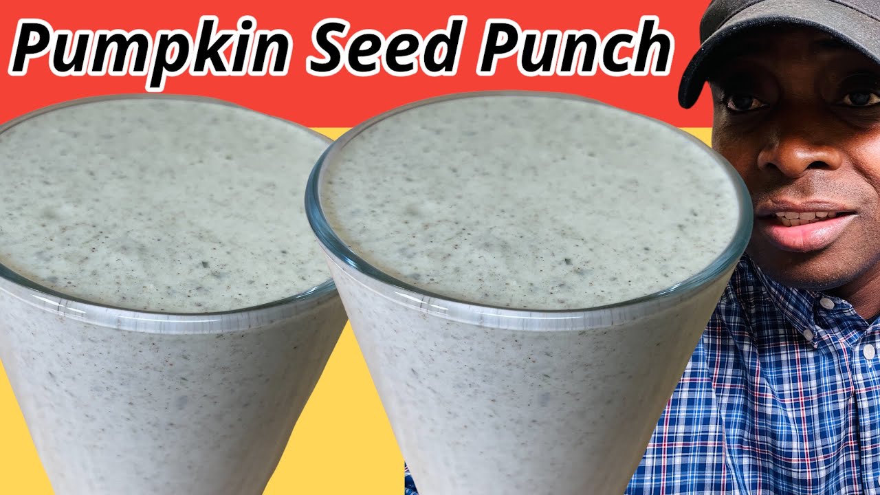 Pumpkinseed punch drink!  30 minutes before you go to bed tonight 100%. | Chef Ricardo Cooking