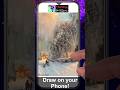 Learn phone drawing Snow #92 Paintology app #shorts #shortsvideo #digitaldrawing #art #drawing #draw