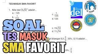 [SOAL NOMOR 1-20] PREDIKSI SOAL TES MASUK SMA/K FAVORIT‼️PASTI KETERIMA