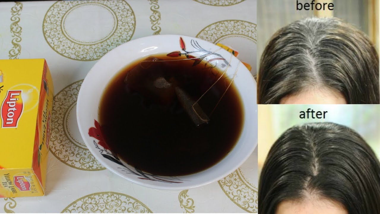 Use Black Tea To Darken Grey Hair Within One Month Youtube Black Tea For Hair Covering Gray Hair How To Darken Hair [ 720 x 1280 Pixel ]