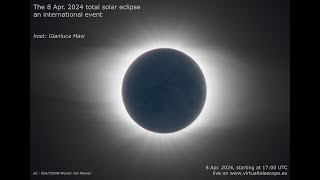 8 April 2024 Total Solar Eclipse: live observation - 8 Apr. 2024