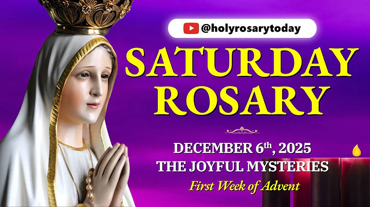 SATURDAY HOLY ROSARY 💜 DECEMBER 6, 2025 💜 JOYFUL MYSTERIES OF THE ROSARY [VIRTUAL] #holyrosarytoday