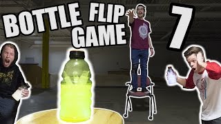ULTIMATE GAME of BOTTLE FLIP! | Round 7 (GLOW EDITION)