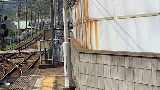 南海1000系 普通車和歌山市行き到着　南海本線紀ノ川にて