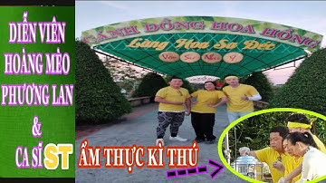 Diễn viên Hoàng Mèo, Phương Lan, ca sĩ ST cùng đoàn phim đến cánh đồng hoa hồng Sa Đéc