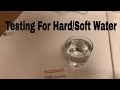 Testing For Soft Water