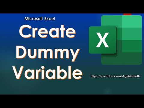 How to Create Dummy Variable in Excel | Nominal or Ordinal Variables in Regression Model