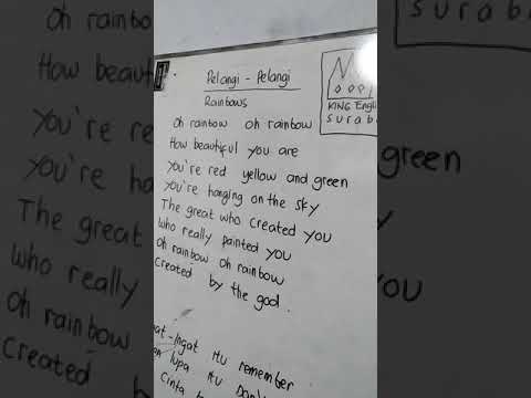 Pelangi-pelangi (English Version)