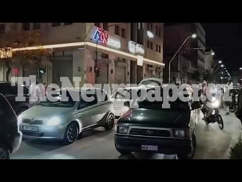 Πανηγυρισμοί στον Βόλο για τη νικη του Ευρωπαϊκού