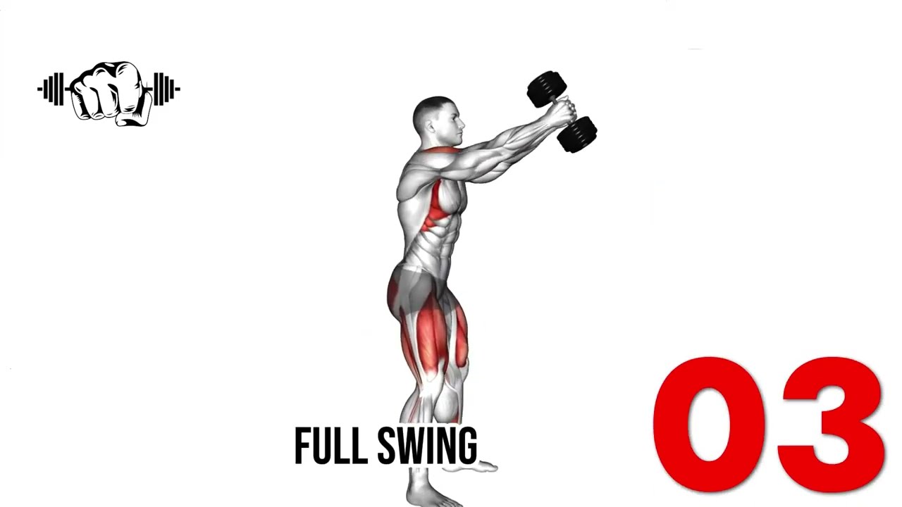 Full Shoulder Workout At Home With Dumbbells