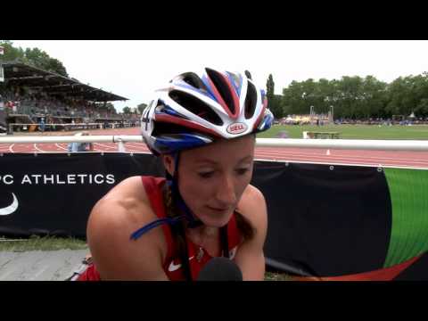 Interview: Tatyana McFadden on winning 800m T54 comfortably at 2013 IPC
Athletics World Champs