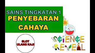 SAINS TINGKATAN 1 _ BAB 8 ( PENYEBARAN CAHAYA)