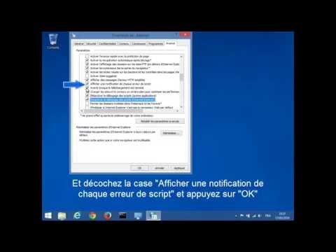 Une erreur est survenue dans le script de cette page (Solution N°1)