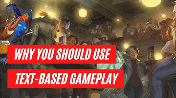 The Case for Text-Based Gameplay | Lightning in a Bottle
