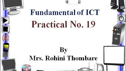 Practical No. 19 | Fundamental of ICT | Internet for Different web services