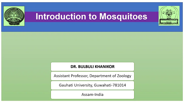 Introduction to Mosquitoes