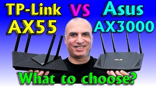 Asus RT-AX3000 vs TP-Link AX3000 (RT-AX58U vs Archer AX55), What WIFI 6 router is better?