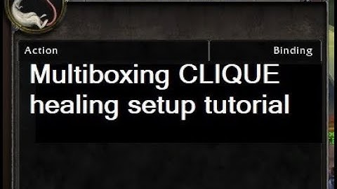WoW Classic Clique Healing Multibox Tutorial using ISBOXER
