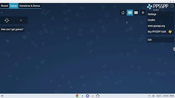 How to install PPSSPP on a Chromebook