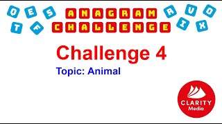 Anagram Challenge 4: In the Jungle