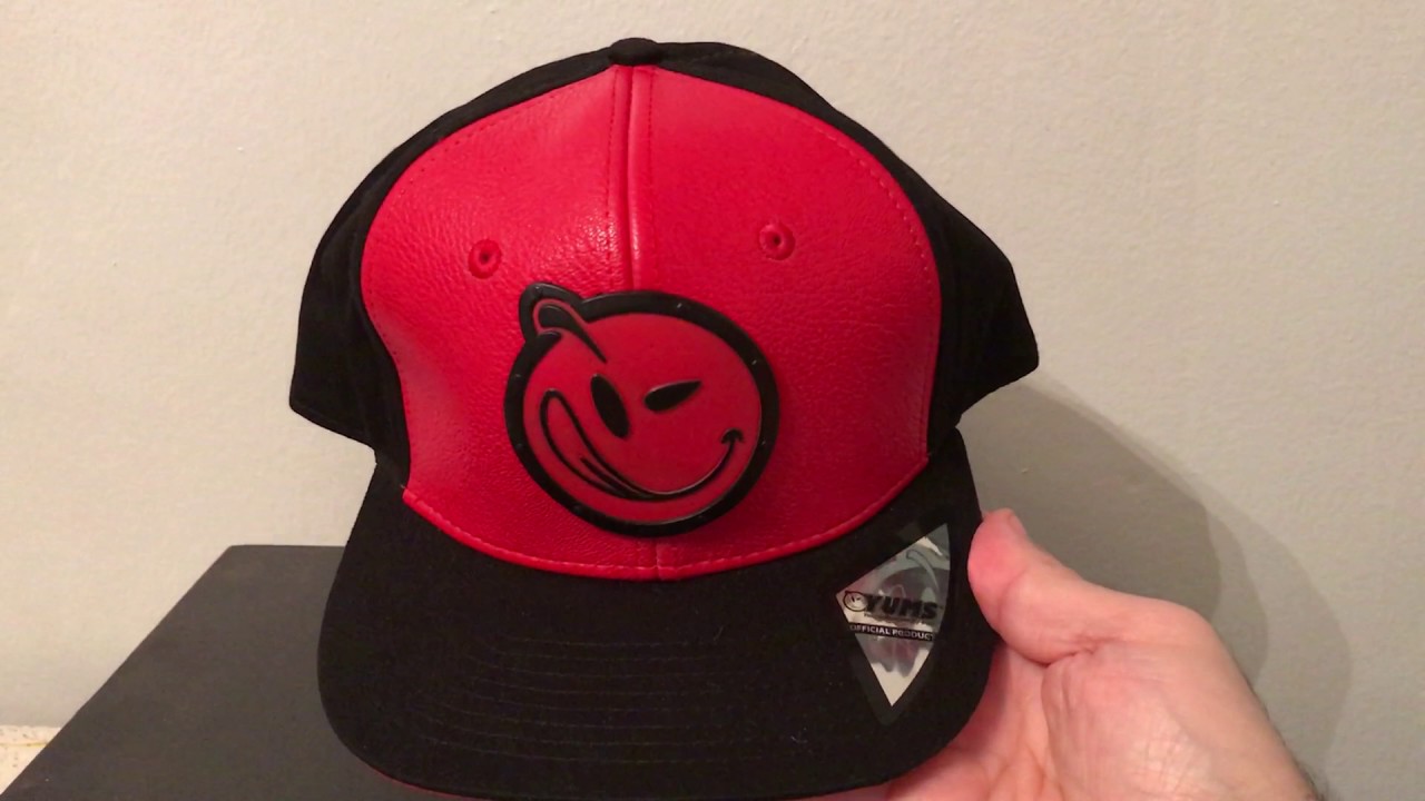 Yums 2 tone Metal Face 5 Strapback Hat Cap YouTube