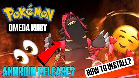 How To Install Pokemon Omega Ruby In Mobile😍