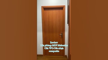 Cửa gỗ công nghiệp và cửa nhựa giả gỗ #cuanhuacomposite #cuagophongngu #cửagỗ #cửagỗcôngnghiệp