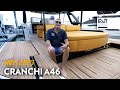 Cranchi a46 seen at miami international boat show 2023  the boat show