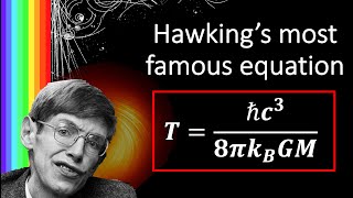 Deriving Hawking's most famous equation: What is the temperature of a black hole?