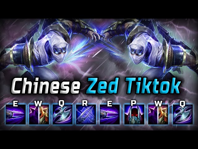 [ Aryi  ] Chinese Zed Montage - Best Zed TikTok Plays class=