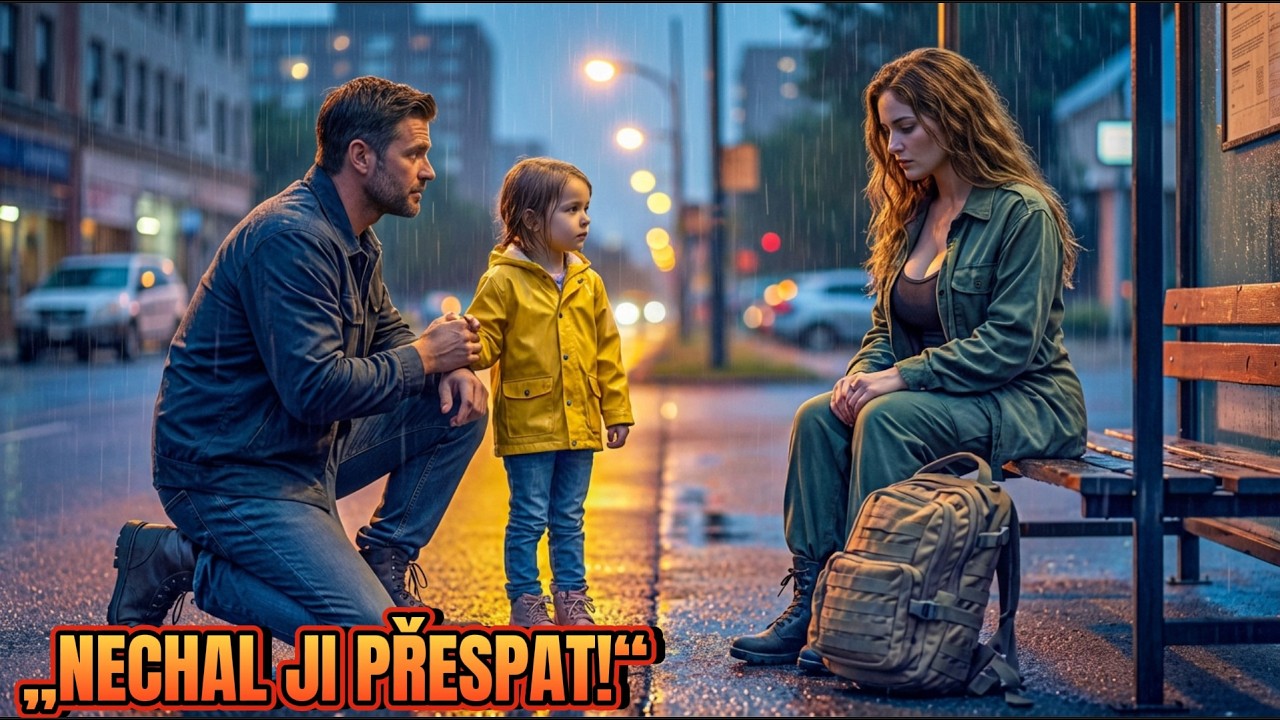 Svobodný táta uviděl na autobusové zastávce vojákyni a řekl: ‚Pojedete se mnou.‘