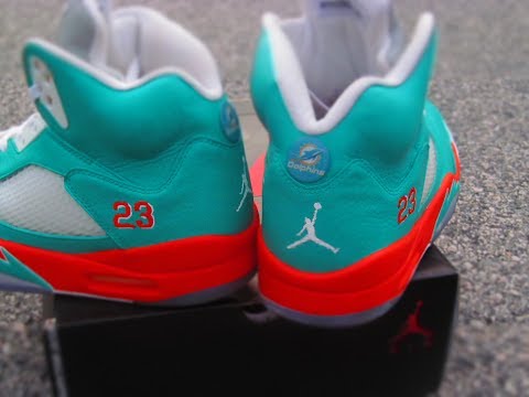 custom miami dolphins shoes