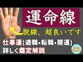 【運命線】ズレがむしろ最強⁉︎仕事運•運命線をガチ鑑定ガチ解説!!鑑定歴23年占い師の手相勉強会第67回。#手相 #運命線 運命線