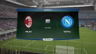 FIFA 15 | AC Milan vs Napoli - Suso - Pazzini - Ménez - Serie A 2014/2015