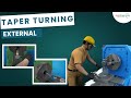 How to do Taper Turning - External | #learnengg #lathe #mechanical