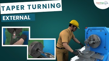 How to do Taper Turning - External | #learnengg #lathe #mechanical