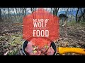 Me and my Wolf bushcraft food solo