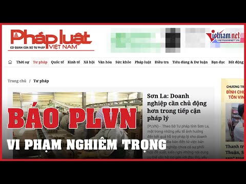 báo pháp luật việt nam - Kết luận thanh tra về hoạt động của báo Pháp luật Việt Nam | Vietnamnet