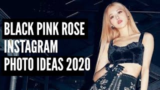Black Pink Rose Instagram Photo Ideas 2020