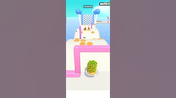 Pancake Run 🥞🌈  | Gameplay Walkthrough All Max Levels #shorts #pancakerun