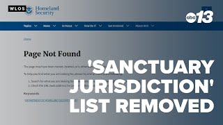 'Sanctuary jurisdiction' list disappears from DHS website