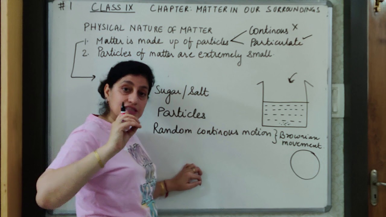 #1 Class 9: Matter in our surroundings(Physical nature of matter)