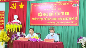 HĐND TP.Bà Rịa tiếp xúc cử tri các phường, xã trên địa bàn | BRTgo