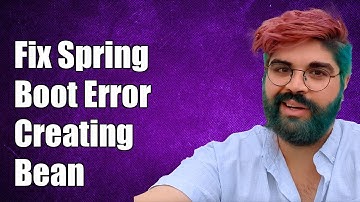 How to Fix UnsatisfiedDependencyException: Error Creating Bean with Name in Spring Boot