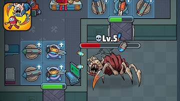 Monster Survivor: Silent Space - Part 1 Night 1-2 Gameplay Walkthrough(iOS, Android)