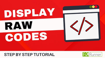 How To Display Raw Codes In WordPress Blog Posts