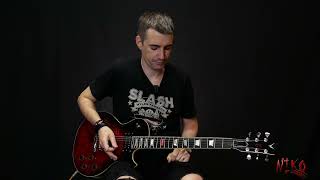 How to play the first solo of Knockin&#39; On Heaven&#39;s Door by Slash